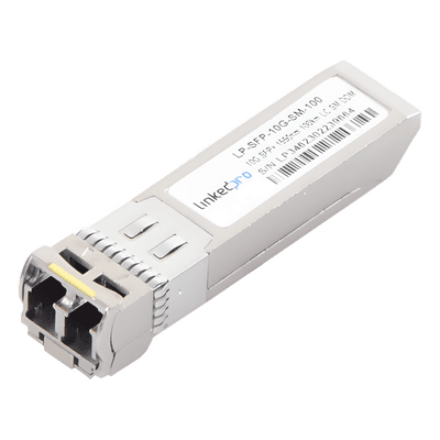 Transceptor Óptico SFP+ / 10 Gbps / Monomodo 1550 nm / Alcance 100 km (328,084 ft) / LC/UPC Dúplex / DDM / 10GBASE-ZR