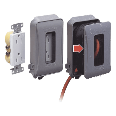 Cubierta impermeable / 1 entrada / Montaje horizontal-vertical / Servicio pesado / Expandible / 74.41 in³ / NEMA 3R / 6.14 x 4.04 x 3 in