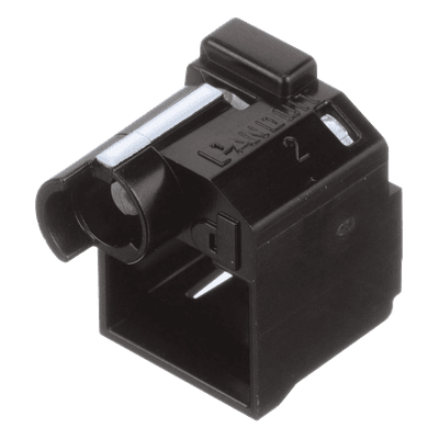 Kit de Bloqueo Anti-Desconexión RJ45 / Recesado / Policarbonato / 10 Unidades / 0.85 in (21.7 mm) Largo