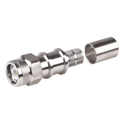 Conector TNC Macho / Plegable / Pin Cautivo / RG8 LMR400 CNT400 / 50 Ohm / Trimetal