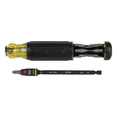 Desarmador multiherramienta HVAC / Longitud ajustable / 14 funciones / 12 puntas integradas / Dado 1/4'' girado / Compatible impacto