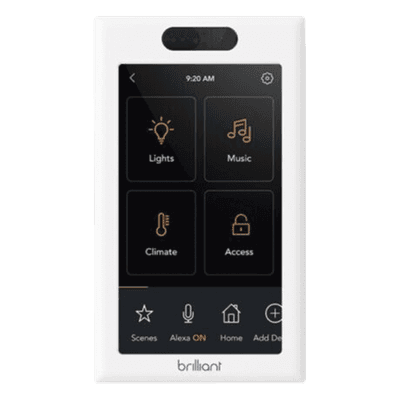 Control de Iluminación Inteligente / Pantalla Táctil LCD 5 Pulgadas / Wi-Fi 2.4 GHz / 3 Controles Integrados / Compatible Alexa, Google Home y Apple HomeKit / 120V 60 Hz