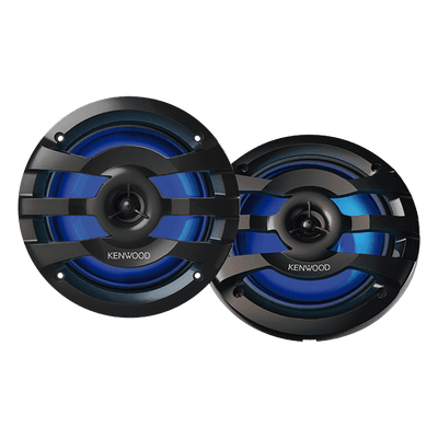 Altavoces Marinos / 6.5 Pulgadas / 260 W Máxima / IPX5 / LED Multicolor con RF / Tweeter 1/2 Pulgada / 65 Hz - 21 kHz