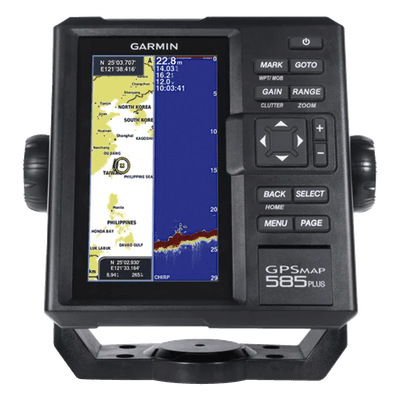Plotter de Navegación GPS / Pantalla 6" WVGA / Sonar CHIRP 600W / ClearVü Scanning Sonar / GPS-GLONASS-BeiDou / Quickdraw Contours / IPX7