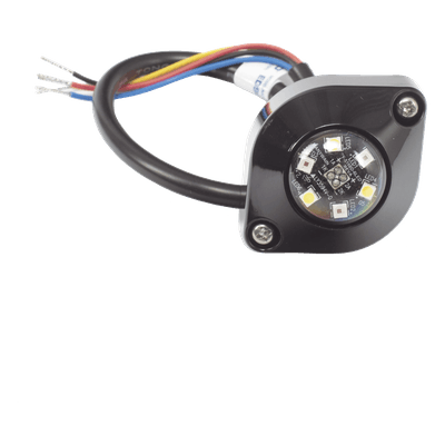 Estrobo Oculto LED / 6 LEDs Ultra Brillantes / 16 Patrones de Destello / IP67 / 12-24 VCC / Rojo