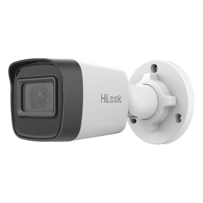 HiLook Series / Bala IP 2 Megapixel (1080p) / Lente 2.8 mm / 20 mts IR / Exterior IP67 / PoE / dWDR / H.265+ / ONVIF
