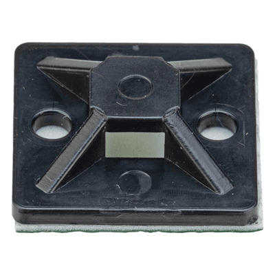 Montaje Adhesivo para Bridas / 4 Vías / 20 x 20 mm (0.785 x 0.785 in) / Nylon 6.6 V-2 / Interior y Exterior / Paquete de 100
