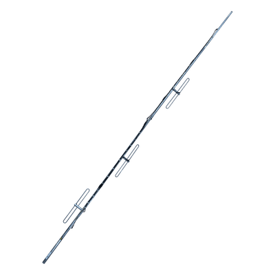 Antena base / 4 Dipolos / 144-160 MHz / 6/9 dBi / 500W / Aluminio
