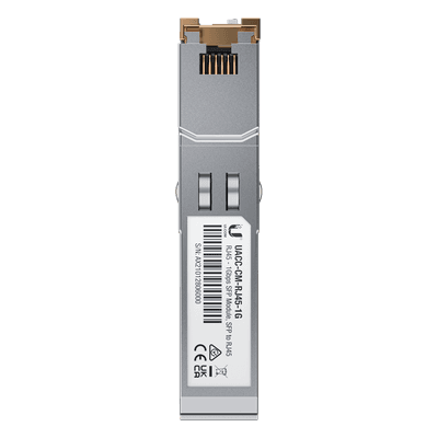 Módulo Transceptor SFP a RJ45 / 1000BASE-T / 1 Gbps / Alcance 100 m (328 ft) / Cobre Ethernet