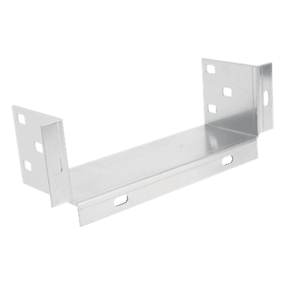 Conector de Escalera Portacables / Aluminio / Peralte 3 1/4" / Ancho 9" / Tornillería Incluida