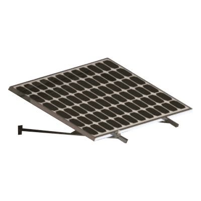 Soporte de Montaje Solar / Perfil de Aluminio Anodizado 1300 mm / Módulos 30-35 mm / Tornillos Autoperforantes Incluidos / Exterior
