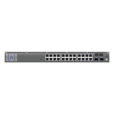 Switch Administrable PoE+ / 24 Puertos Gigabit / 16 Puertos PoE+ 802.3af/at / 2 SFP+ 10G / 240W / 1U Rack / -5°C a 50°C (23°F a 122°F)