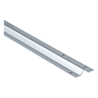 Guía de Piso para Ruedas Tipo V / Acero Galvanizado Electrolítico / Longitud 6 m (19.7 ft) / Montaje de Sobreponer / 1.51 kg/m