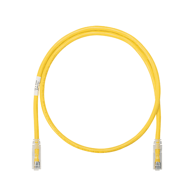 Cable de Parcheo UTP / Categoría 6 / 1 Pie (0.3 m) / 24 AWG / T568B / Amarillo