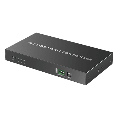 Controlador de VideoWall 2x2 | Multiples Modos de Vista | Audio 3.5mm | Control RS232