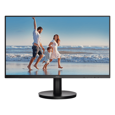 Monitor LED de 23.8" VESA, Resolución 1920 x 1080 Pixeles, Entradas de Video VGA/HDMI. Panel VA LCD Backlight LED. Ultra Delgado