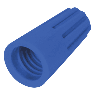 Capuchón Roscable / 14 AWG / Azul / Paquete 25 Piezas / 16.7 x 5.6 x 9.3 mm
