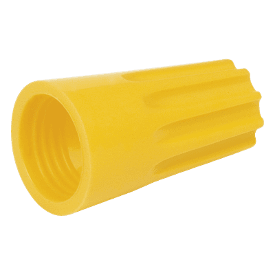 Capuchón Roscable para Cable / 10 AWG / Amarillo / 25 Piezas / 22.7 x 10.0 x 13.0 mm
