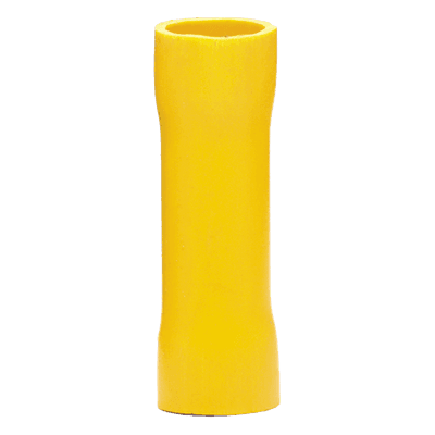 Conector a tope aislado / 12-10 AWG / Amarillo / 25 piezas / 48A / Vinilo