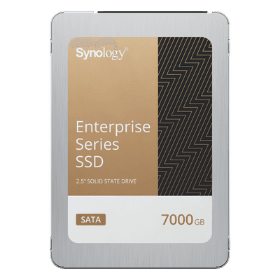 SSD SATA de 2,5" Serie Enterprise | 7000 GB | Alto Rendimiento Estable | Resistencia Empresarial | Protección de Datos Integral | Análisis de Vida Útil | Compatibilidad con Synology DSM | Garantía de 3 Años.