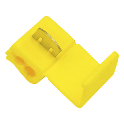 Conector Rápido Tipo Almeja / 12-10 AWG / Empalme Sin Pelar / Paquete 25 Piezas
