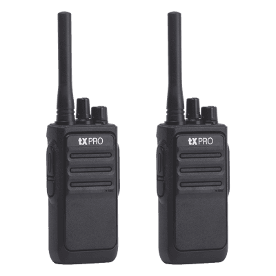 Radio Portátil Analógico UHF / 2W / 16 Canales / 400-470 MHz / VOX Manos Libres / Batería 6-8 hrs / Uso Inmediato