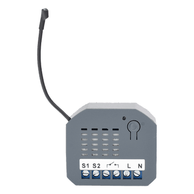 Micromódulo On/Off Z-Wave 700 / 1 Circuito / Doble Control / 85-260V AC / 10A / 44x38x17 mm