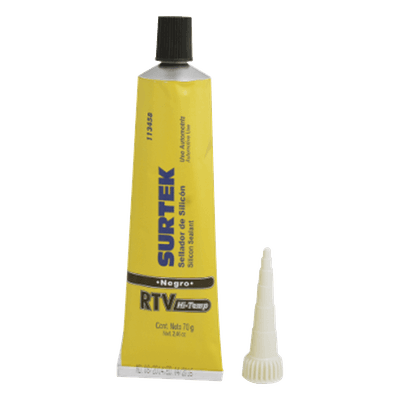 Silicón Industrial / Resistencia 344 °C / Tubo 70 g / Vulcanización a Temperatura Ambiente / Película en 5 min
