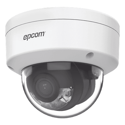 Domo IP 4 Megapixel / Lente 2.8 mm / ColorVu / ACUSENSE  / PoE / H.265+ / IP67 / IK08 / WDR 120 dB