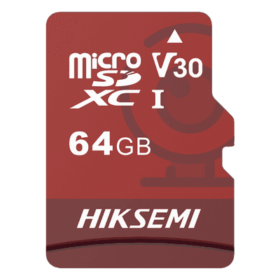 MicroSD HIKSEMI NEO Plus / 64 GB / 95 MB/s Lectura / 40 MB/s Escritura / Clase 10 U3 / TLC NAND / Especializada Para Videovigilancia 24/7