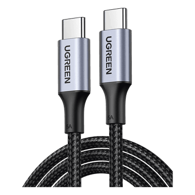 Cable USB-C a USB-C / Carga Rápida 100W / Transferencia 480 Mbps / Nylon Trenzado / 1 m (3.3 ft) / PD3.0 y QC4.0