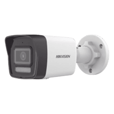 [Dual Light] Bala IP 6 Megapixel / Lente 2.8 mm / 30 mts IR + 30 mts Luz Blanca / Micrófono Integrado / ACUSENSE Lite / Exterior IP67 / H.265 / PoE / Micro SD