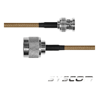 Jumper Coaxial / BNC Macho a N Macho / Cable LP142 / 60 cm (1.97 ft)