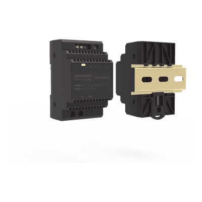 Fuente de Poder Industrial / Entrada 100-240 Vca / Salida 24 Vcc / 2.5 A / 60 W / Riel DIN / -20°C a 45°C / 3.7 x 2.1 x 2.3 in