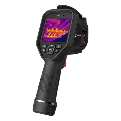 M11 - Cámara Termográfica Portátil Profesional / Resolución Térmica 192 x 144 y Visual 8MP / Pantalla Táctil LCD 3.5" / Rango de -20°C a 550°C / Precisión ±2°C o ±2% / Wi-Fi y
