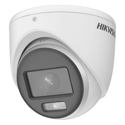 [Dual Light + ColorVu] Turret TURBOHD 2 Megapixel (1080p) / Lente 2.8 mm / 20 mts IR + 20 mts Luz Blanca / Gran Angular 105° / Exterior IP67 / Micrófono Integrado / dWDR / 4 Tecnologías / Metal