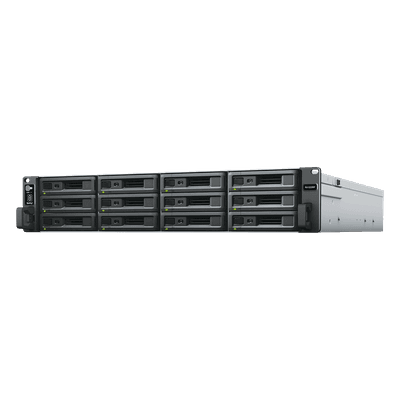 Unidad de Expansión NAS / 12 Bahías SATA / HDD SSD 3.5" o 2.5" / Fuente Redundante / Plug-and-Play / Alta Disponibilidad