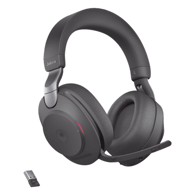 Auricular Profesional Inalámbrico / Cancelación de Ruido Activa Híbrida / 10 Micrófonos / Bluetooth 5.0 Dual / Autonomía 37 Horas / Indicador de Ocupado 360°