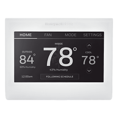 Termostato Wi-Fi / pantalla táctil color 8.06 pulg² / hasta 3H-2C bomba de calor o 2H-2C convencional / trilingüe / Energy Star