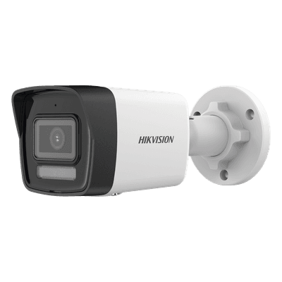 [Dual Light] Bala IP 8 Megapixel (4K) / Lente 2.8 mm / 30 mts IR + 30 mts Luz Blanca / Micrófono Integrado / ACUSENSE Lite / Exterior IP67 / H.265 / PoE  / Micro SD