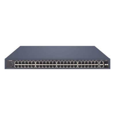 Switch PoE+ / Administrable / 48 Puertos 1000 Mbps PoE+ / 2 Puertos 1000 Mbps Uplink / 2 Puertos SFP / 470 Watts
