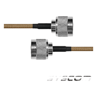 Jumper Coaxial / 60 cm (1.97 ft) / Conectores N Macho / Cable RG142