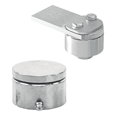 Kit de Bivelo y Tejuelo Medianos / Acero Galvanizado / 450 Kg / 220,000 Ciclos / 278.87 ft + 285.43 ft