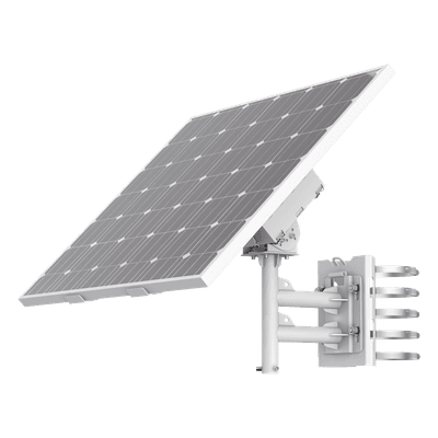 Kit Solar de alimentación / Panel Solar / Batería de Respaldo de Litio 360 Wh / 2 Salidas de 12 Vcd / Accesorios de Instalación / Uso en Exterior IP66