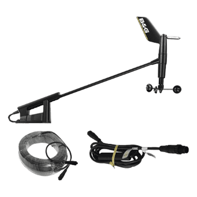 Sensor de Viento Cableado / Alta Precisión / Diseño Aerodinámico / Transmisión en Tiempo Real / Compatible con Instrumentos Náuticos