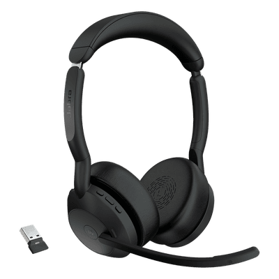 Diadema Bluetooth / Cancelación Activa de Ruido / 18h Batería / Alcance 30 m (98.4 ft) / 2 Micrófonos MEMS / USB-A
