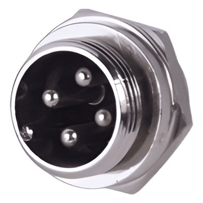 Conector para Micrófono / 4 Pines / Diseño Compacto / Compatible Audio Estándar