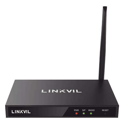 Gateway RoIP / Interconexión SIP-Radio / UHF 400-470 MHz / Radio Analógica y DMR / Grabación 128 GB / Portátil
