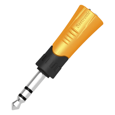 Conector Estéreo | 1/4in - Jack de 3.5 mm | Adaptador de Carcasa de Plastico
