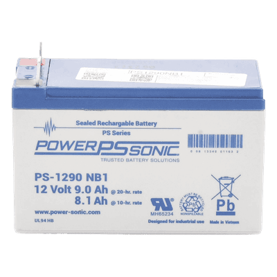 Batería 12V, 9AH, Para Respaldo, Tecnologías AGM/VRLA, 5 Años Vida Útil, Terminales NB1, Reconocida UL